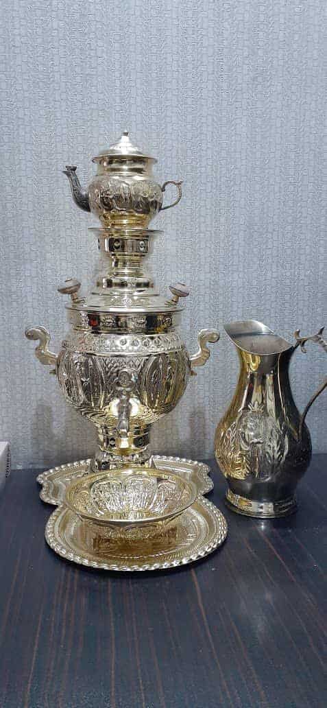 تصویر 1 از خرید سماور آتیلا ۶ لیتری گازی و برقی مدل روسی